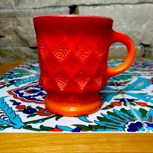 Vintage Fire King Kimberly Mug